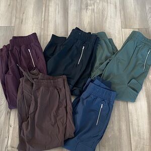 5 pairs old navy sleektech jogger pants. Small petite.